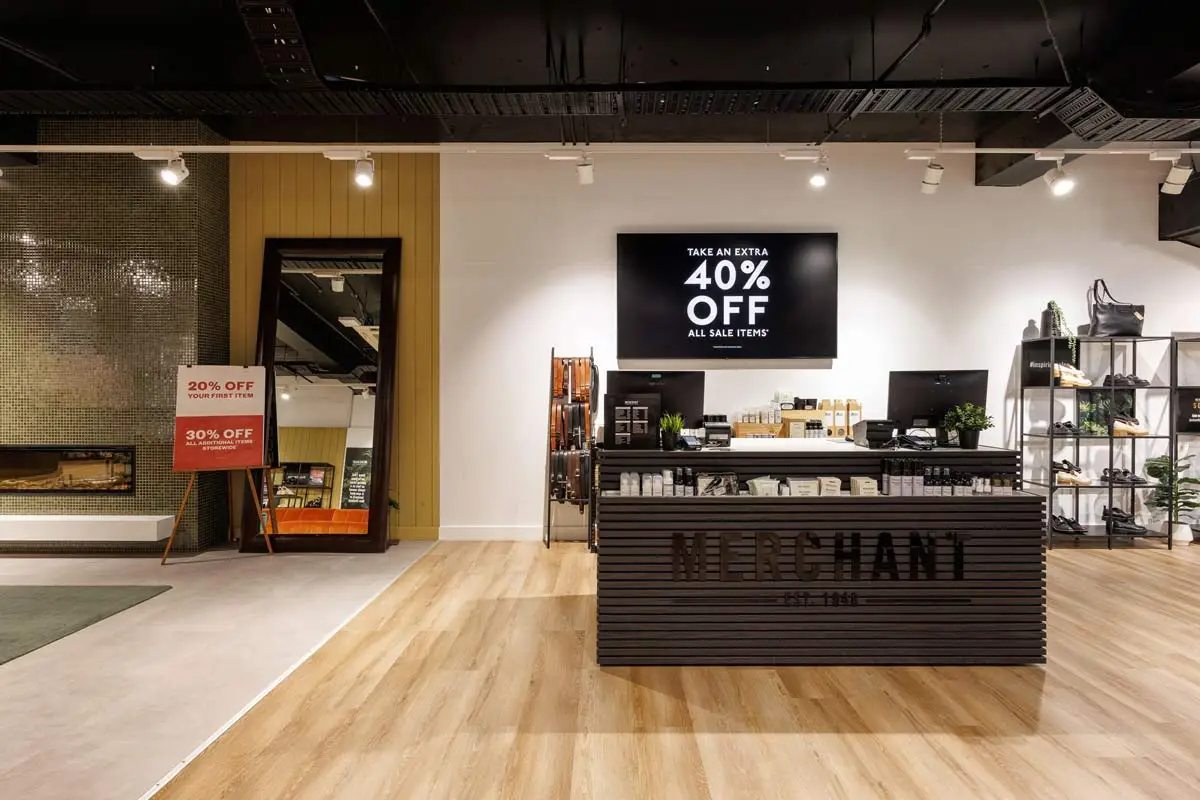 Merchant Shoes counter